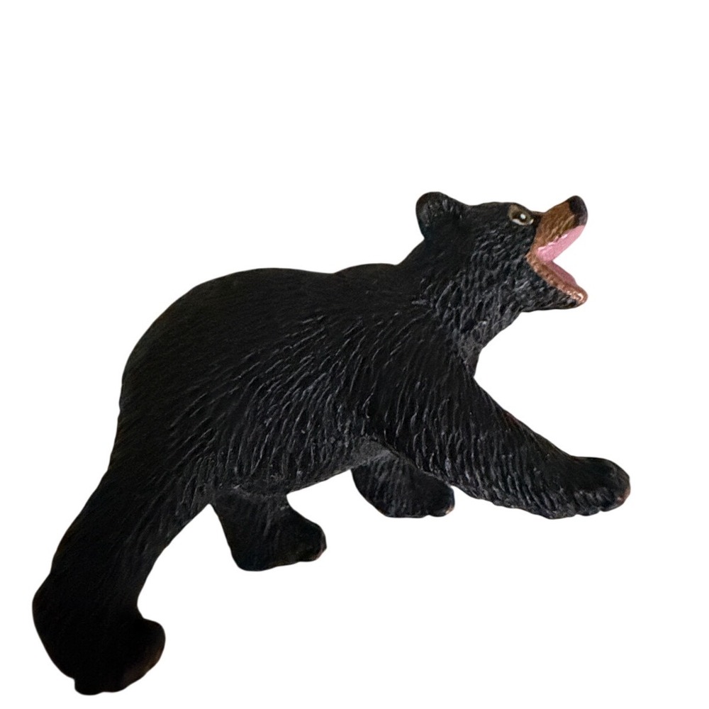 Safari Ltd Black Bear Figurine Unisex OS‎ Black Excellent 1997 Vintage PVC Toy